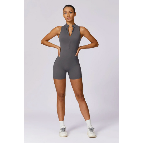 Combishort MILA - Gris Perle