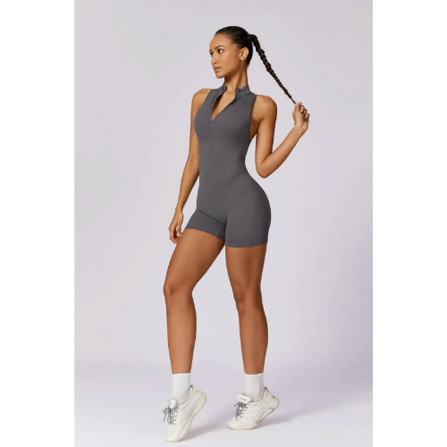 Combishort MILA - Gris Perle